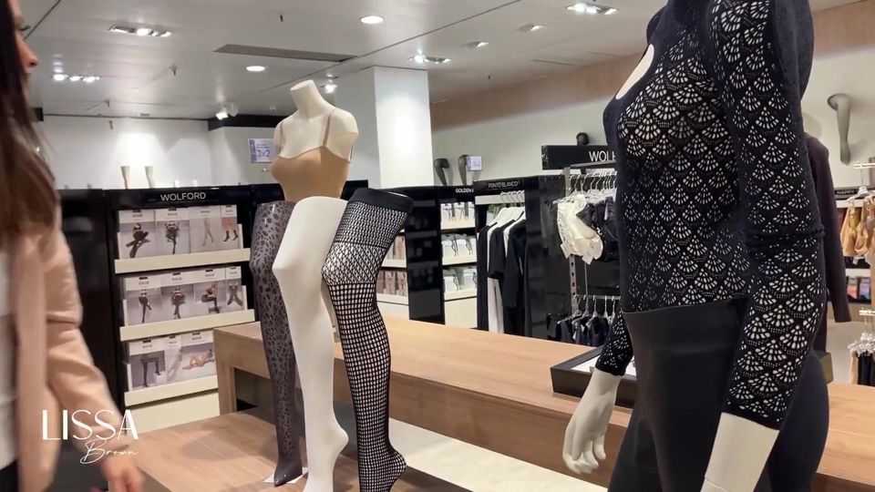3 Fitting Room Special Lycras + Masturbation