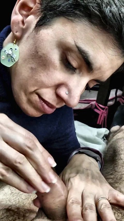 Quickie! Cum on Her Favorite Chocolate!