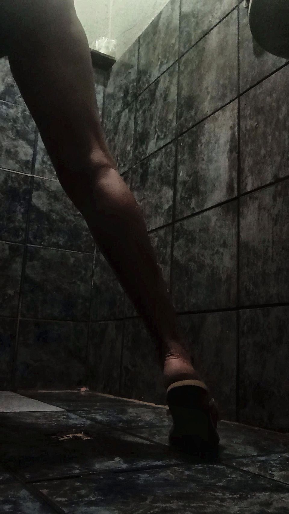 Hot girl taking a shower