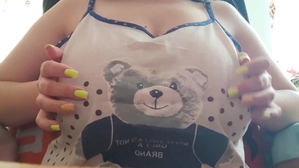 Shy student plays with her big tits instead of studying - Luxury Orgasm - LuxuryOrgasm