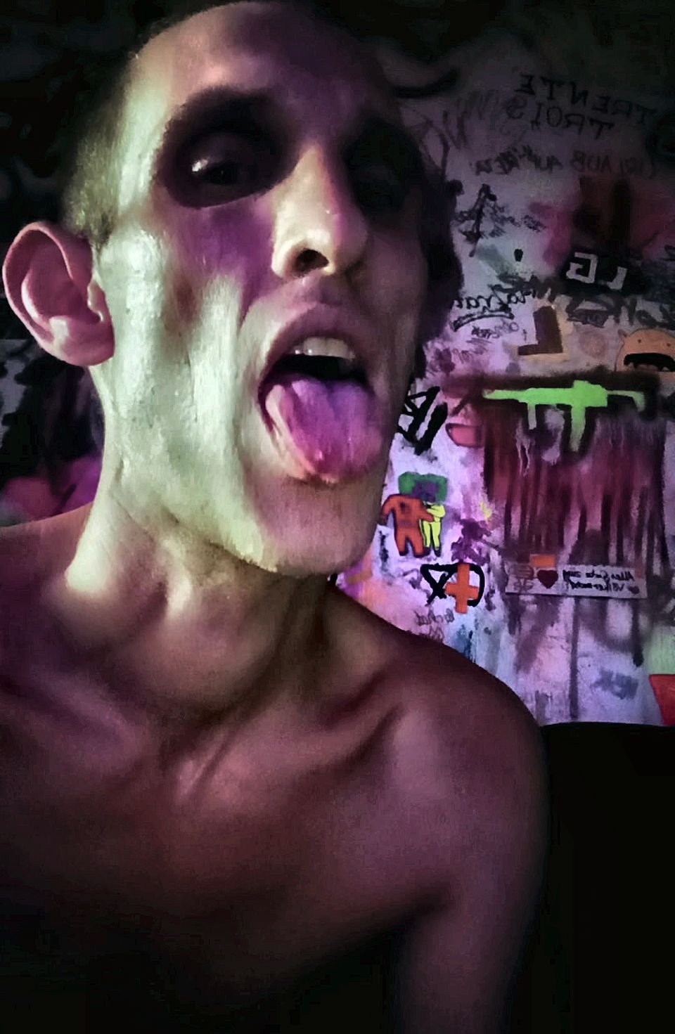 Train the gag reflex a little