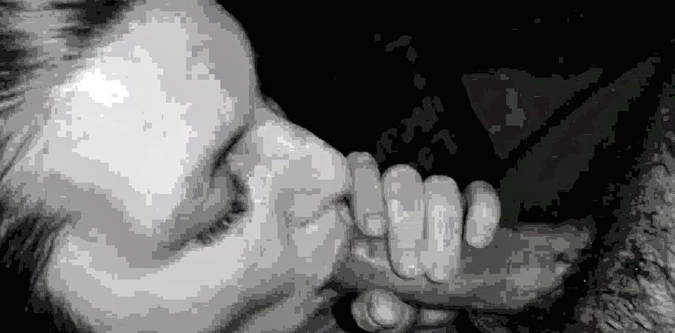 Real Homemade Wife Sucking Big Cock on Her Knees and Gets Cum on Face