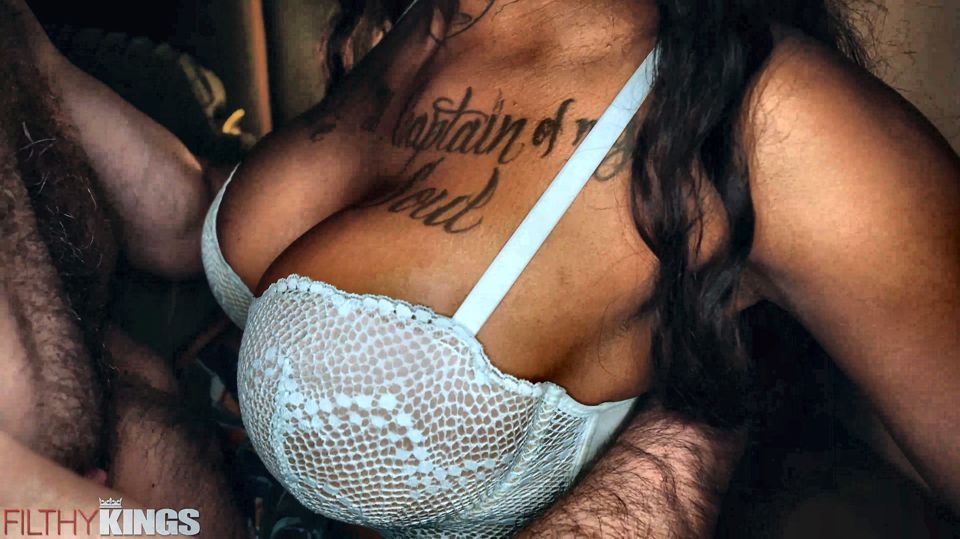 FILTHY KINGS - Pierced & Tatted Black Beauty's Pussy Pounded RAW