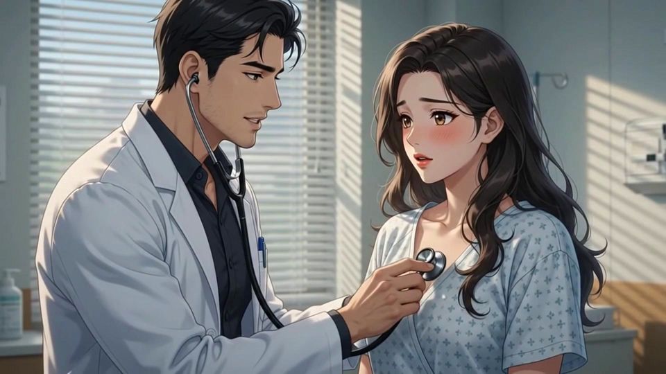 Horny doctor seduce milf and fuck her ass hard