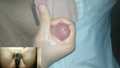 Girl Masturbating to Orgasm on a video call