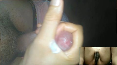 Masturbating for Boyfriend on a video call