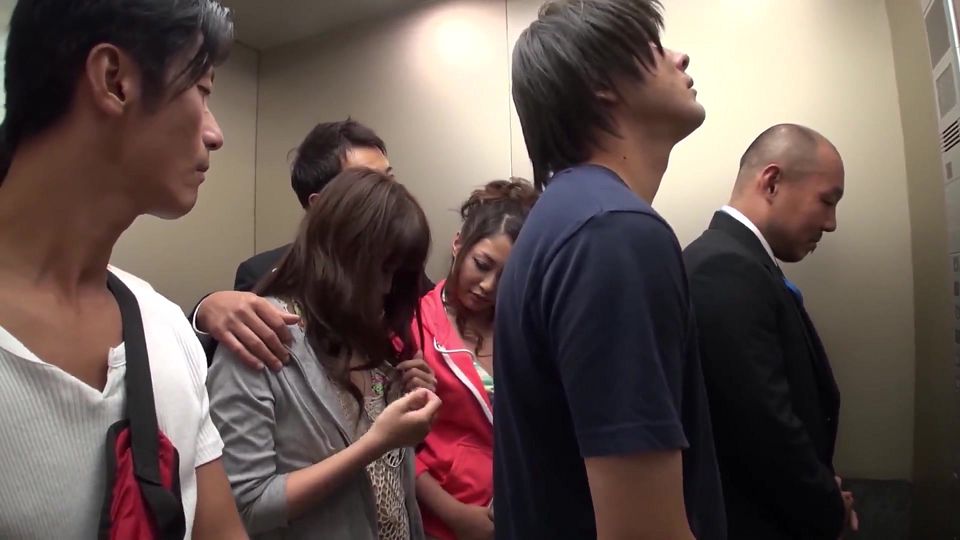 Wild Elevator Orgy: Asian Sluts Get Hardcore Fucked in Group Sex