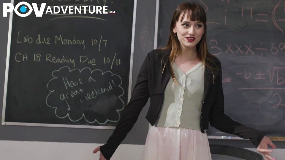 POV Big ass teacher invites you over to her house