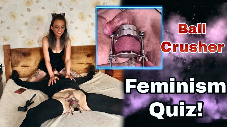 Training Zero Ballcrusher Ballbusting CBT Feminism Quiz - Femdom Game