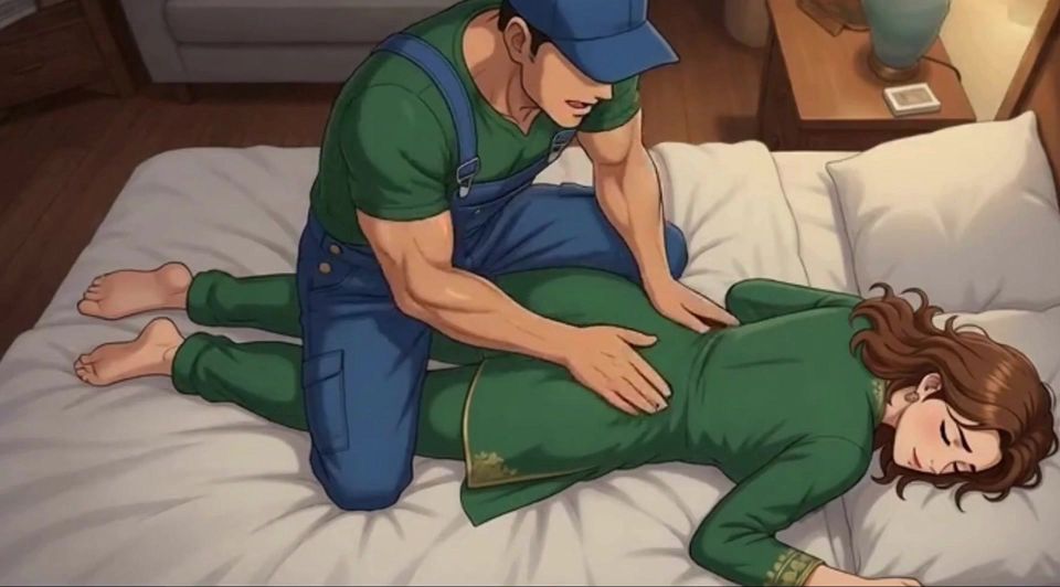 Pani Wale Ne Madam Ki Kamar Dabate Dabate Chut Bhar Di - Full Hardcore ( AI generated )