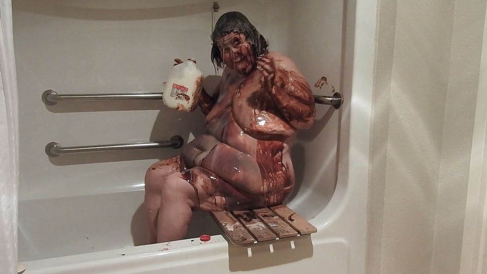 Bbwchocolate Milk Messy Play Then Wash It All Clean!