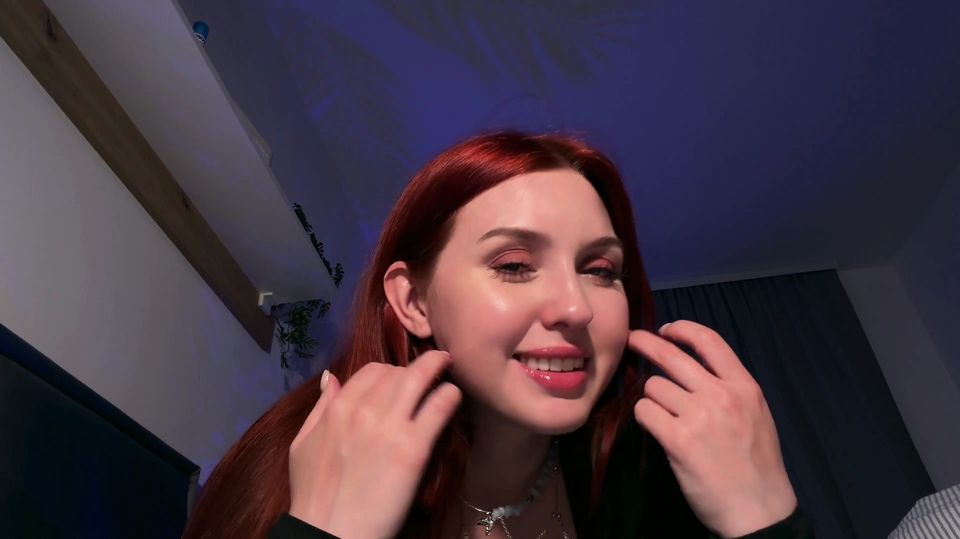 POV. Virtual Sex with Big Redhead Tits - Jerk off on My Boobs
