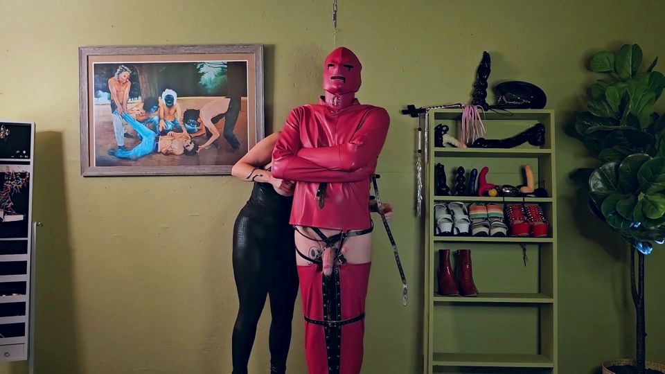 Straight Jacket SEX SLAVE Cock Sucking Blow Job