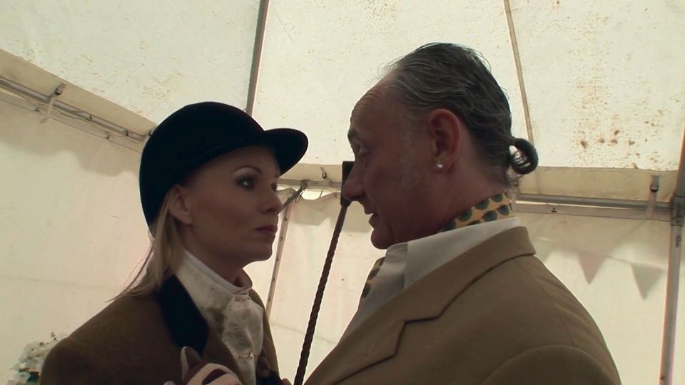 Beautiful milf gets nailed by a dirty old man