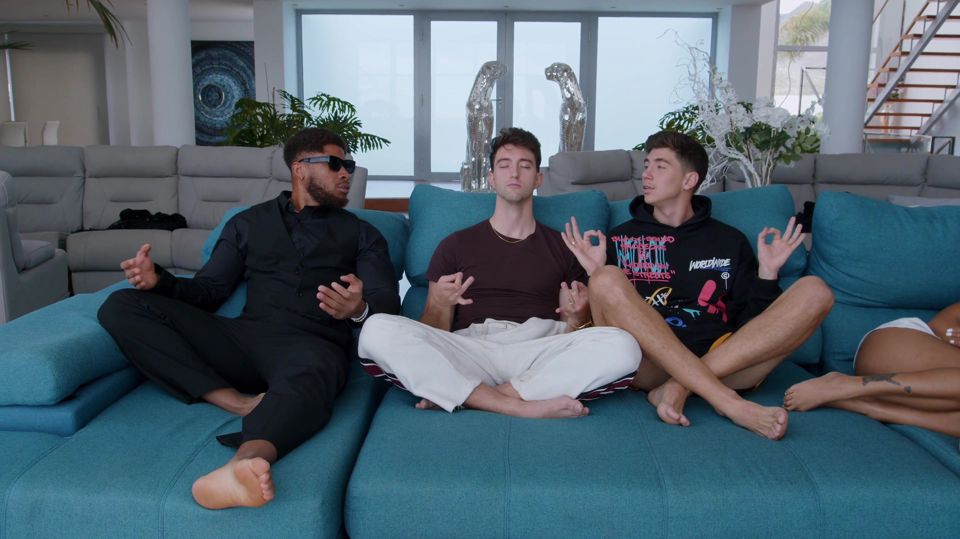 Interracial Gangbang DP with Two Amazing Busty Girls and a BBC Sienna & Yasmina