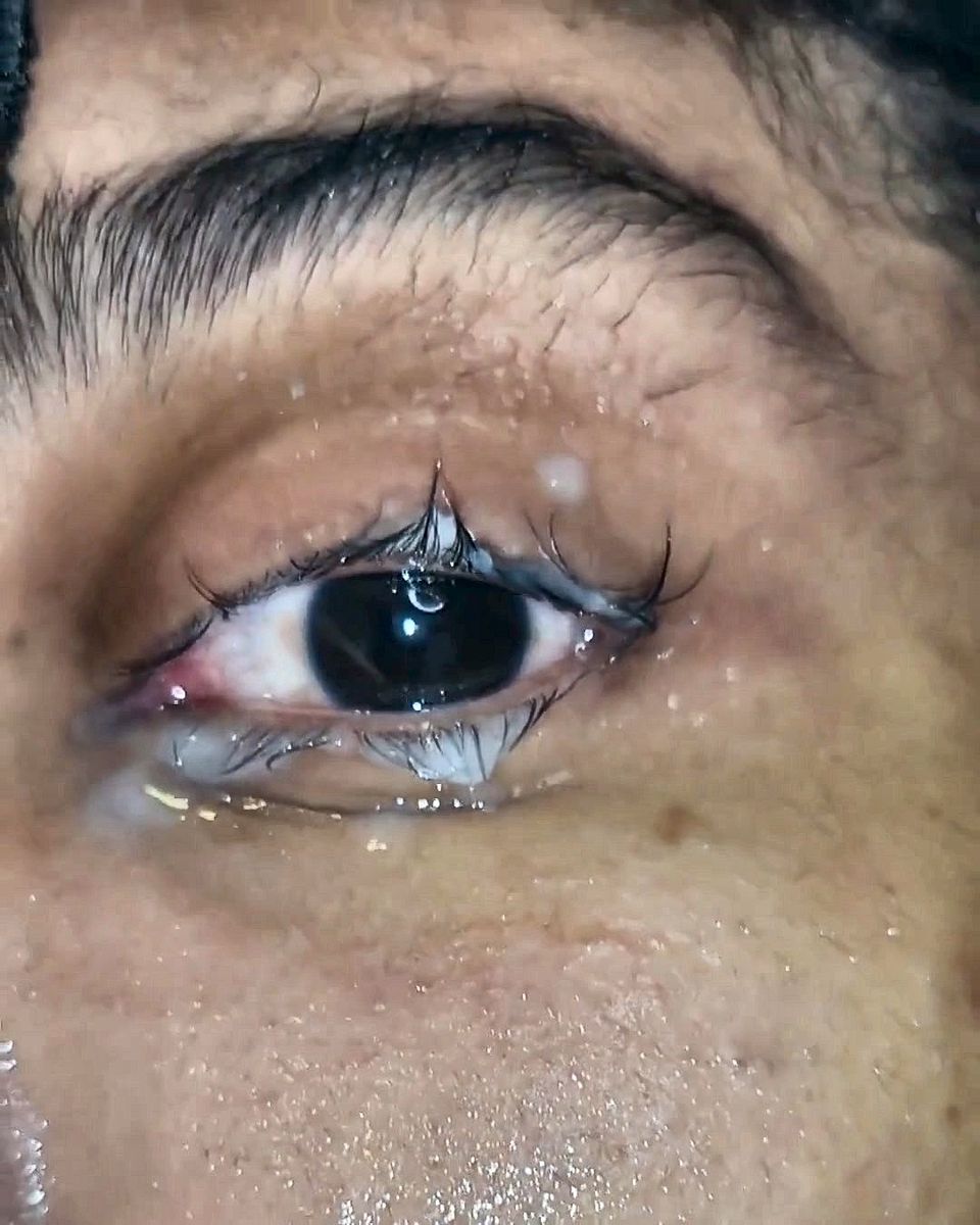 Piss and Throat Fuck with Cum in the Eye