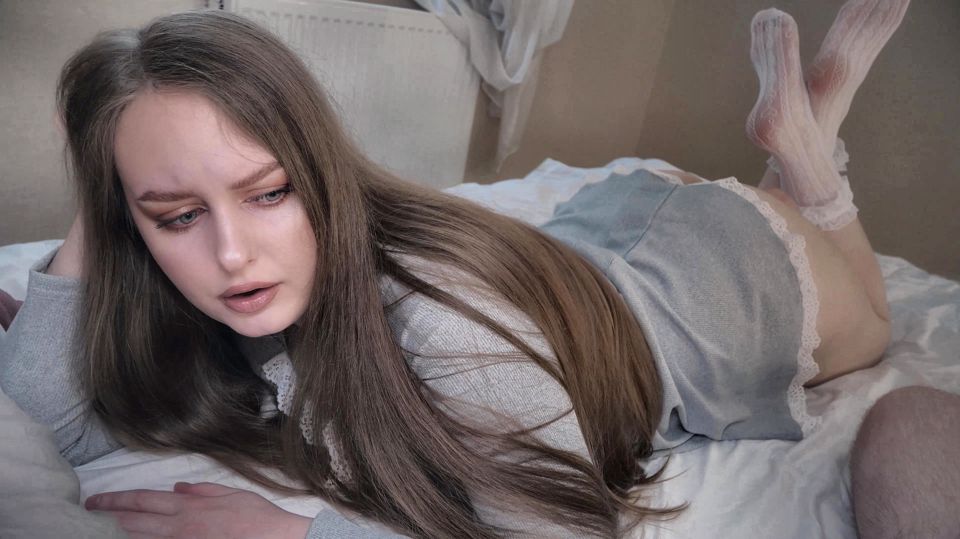 The Step Daddy Caught His Step Daughter With a Dildo in Her Pussy, She Wants To Be Punished For It And He Fucked Her