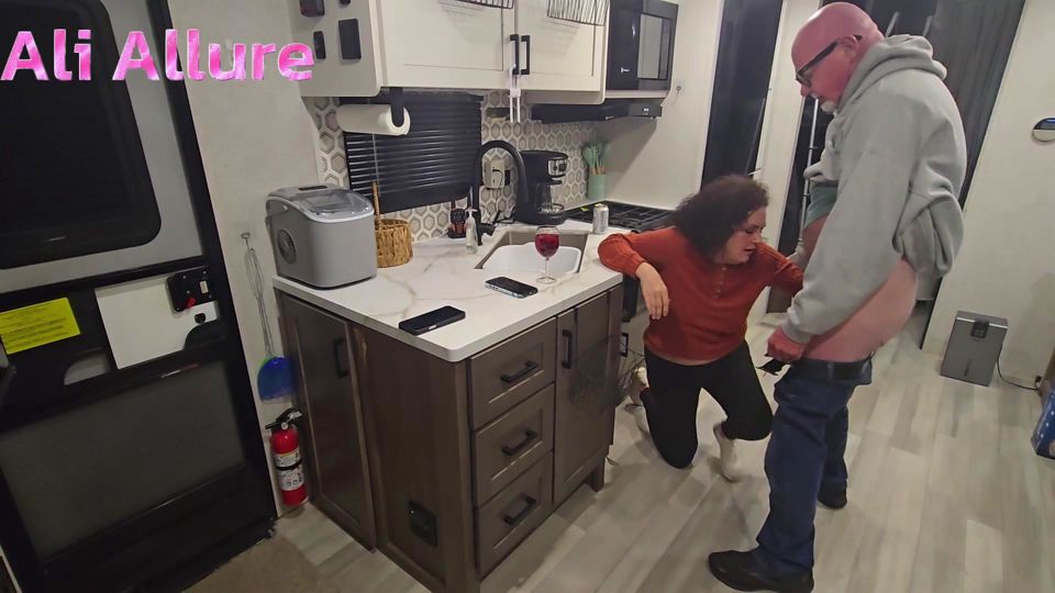 Cheating Wife Sneaks Off to Camper to Ass Fuck the Neighbor