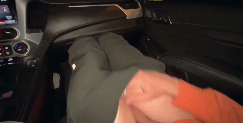 Licking His Ass in the Car and He Cums Twice!
