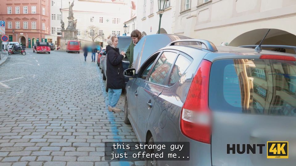 HUNT4K. He wanted to fix his car, but instead he sold his Girlfriend's Pussy