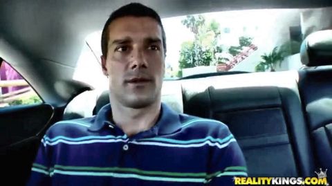First Time Auditions - Horny Brittney Miller Gives Very Good Blowjob in Car so Ramon Nomar Can Cum All Over Face