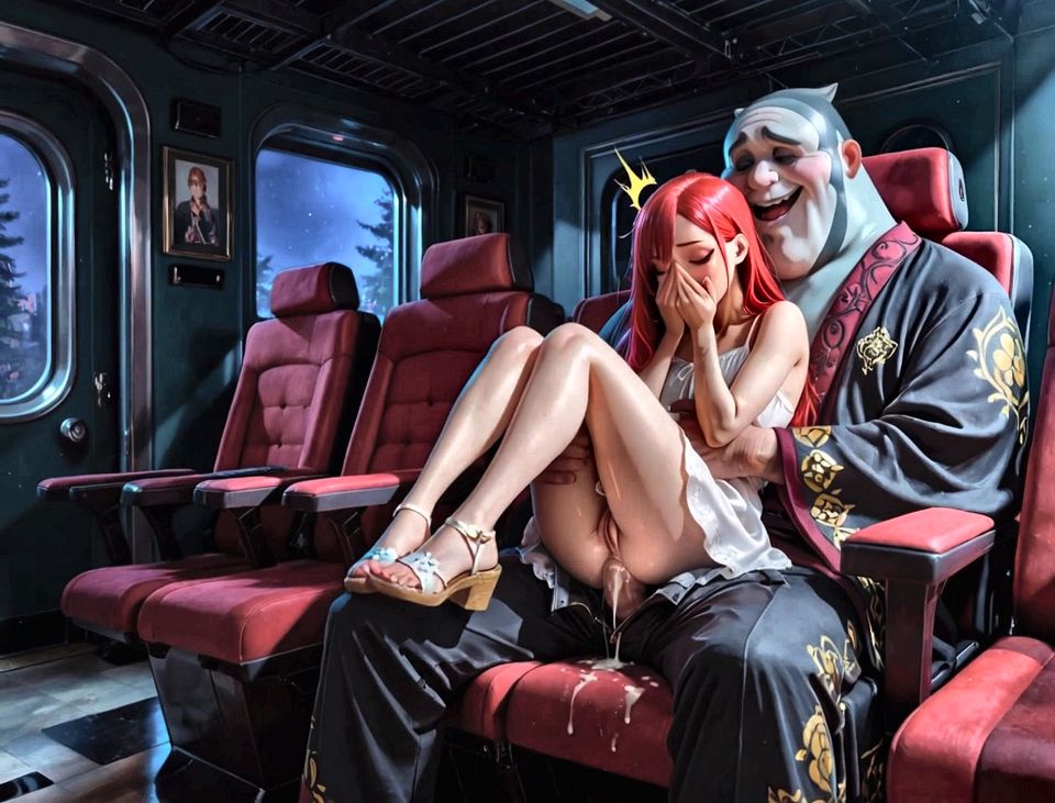 She Just Wanted to Watch the Movie But Got Her Ass Pounded Full of Cum on His Lap (AI generated)