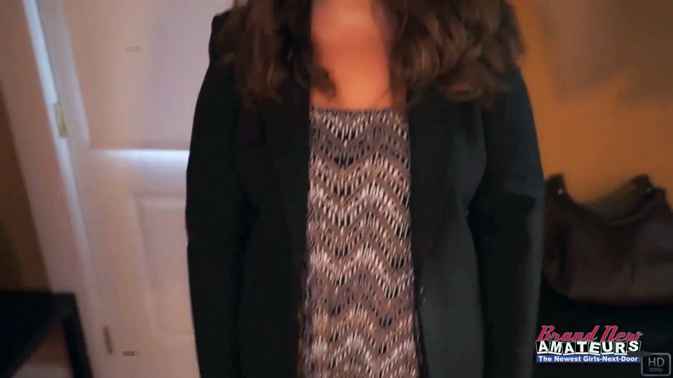 Lilly M Big Tits Brunette Newbie Gagging Passionate Thirsty Swallow!