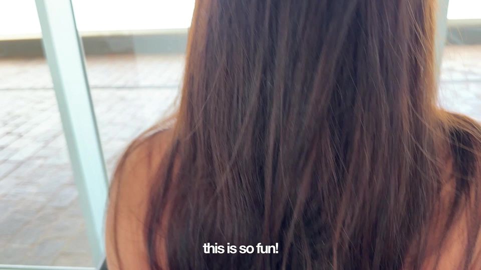 This guy couldn't contain his excitement, grabbed a brunette by the ass, and then fucked her