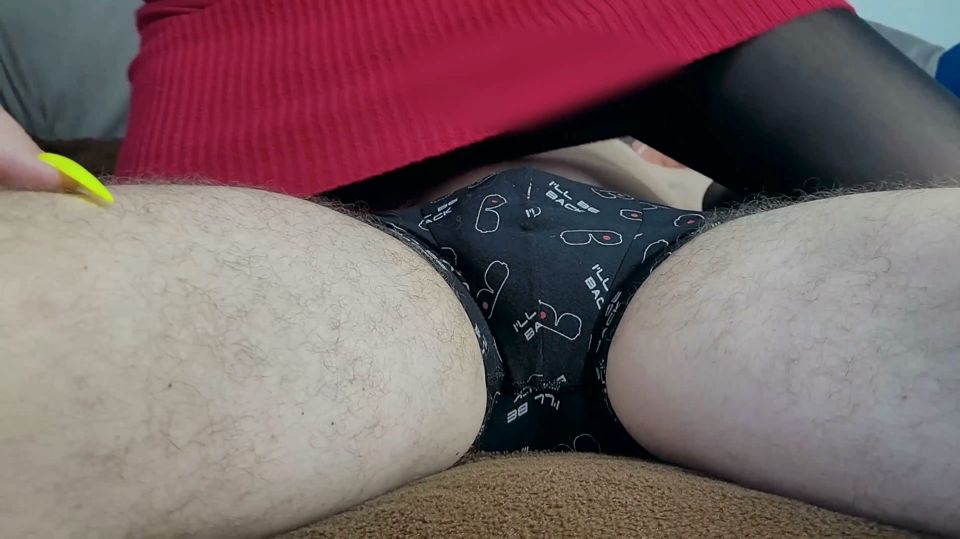 A Wife Sucks Her Lover's Dick and Records a Report for Her Cuckold Husband