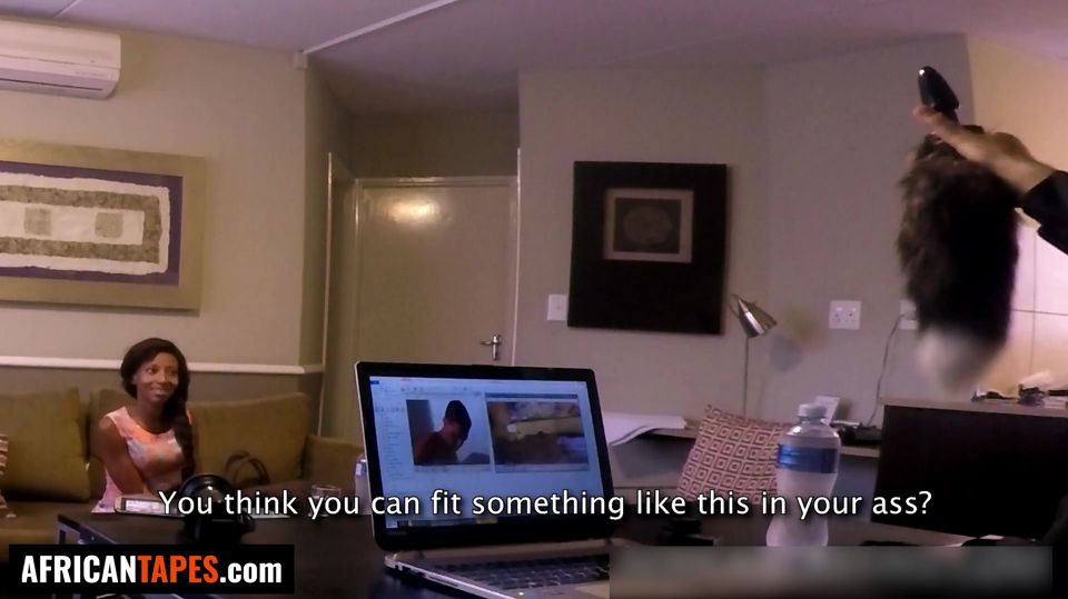 This MARRIED EBONY begged for ROUGH ANAL... she swallowed my CUM while forgetting her life at home