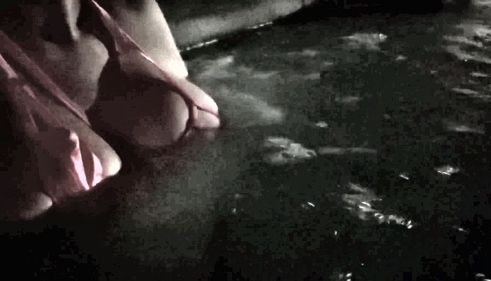 Artemisia Love Sexy Micro Bikini in the Jacuzzi Late at Night