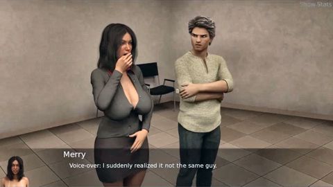 Project Hotwife - Phw - Gameplay - Roleplay - Car Ride with Collegue on His Lap