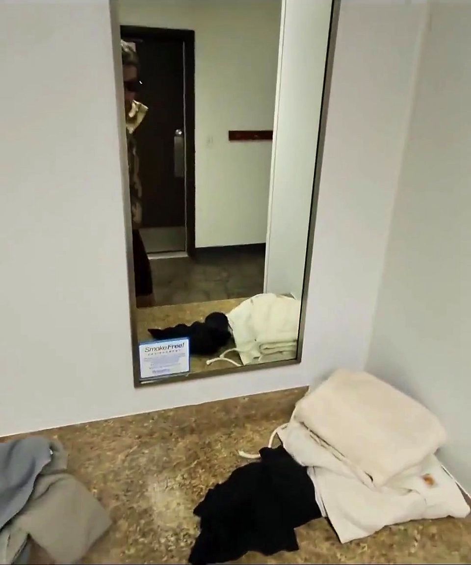 POV Public Shower Blowjob Behind the Scenes with Hot Wife