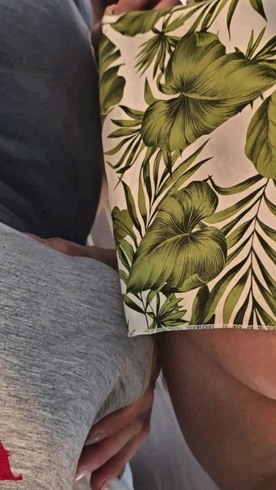Risky Touch On Public Bus! Random Guy Slide His Dick Under Her Skirt And Ejaculate Inside Girl's Panties