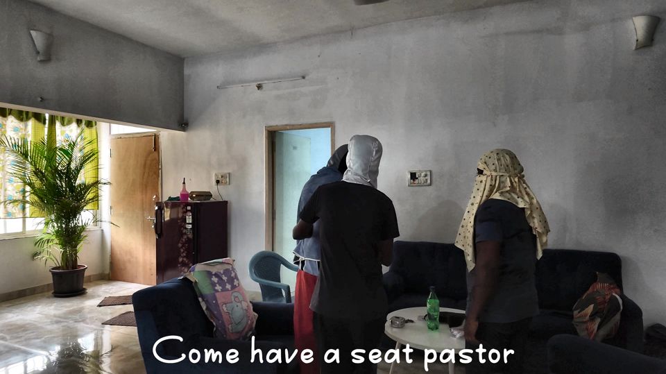 Stepsister and wife with cheating pastor