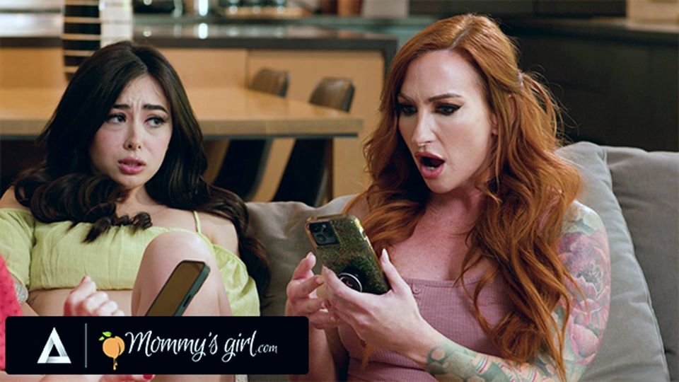 MOMMY'S GIRL - MILFs Catch Stepdaughters Chloe Surreal & Alexis Tae Using Remote Vibrators