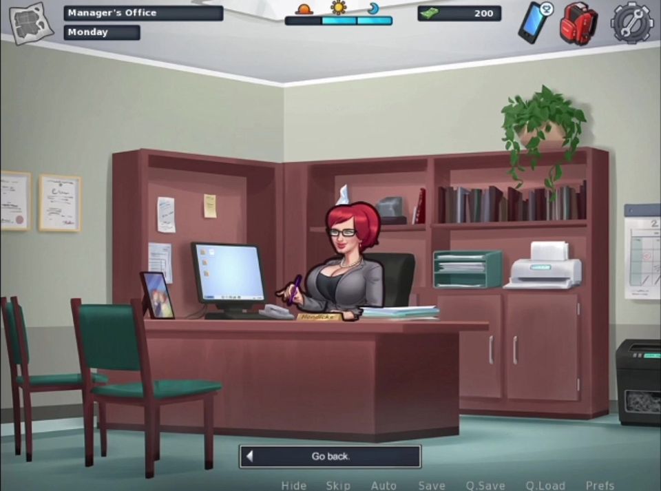 Hot bank manager fucking at office summer time saga game