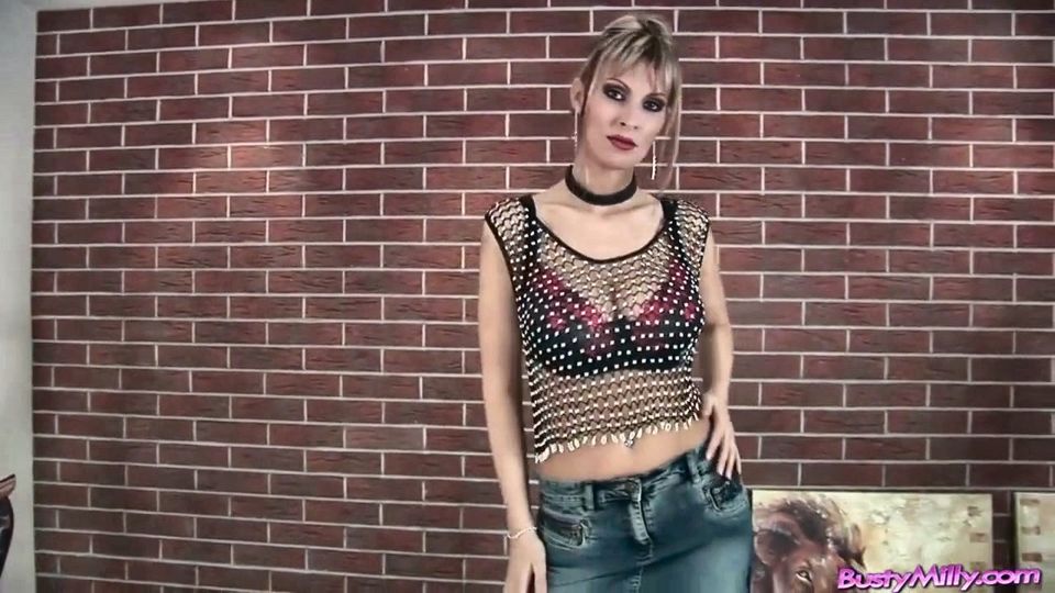 Milly Moris Sexy in Mesh