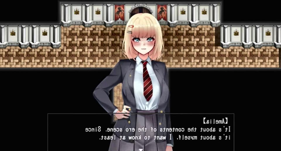 Amelie falls over and over again An endless week in Magic Academy hentai game sex dance ahegao fuck hard dildo