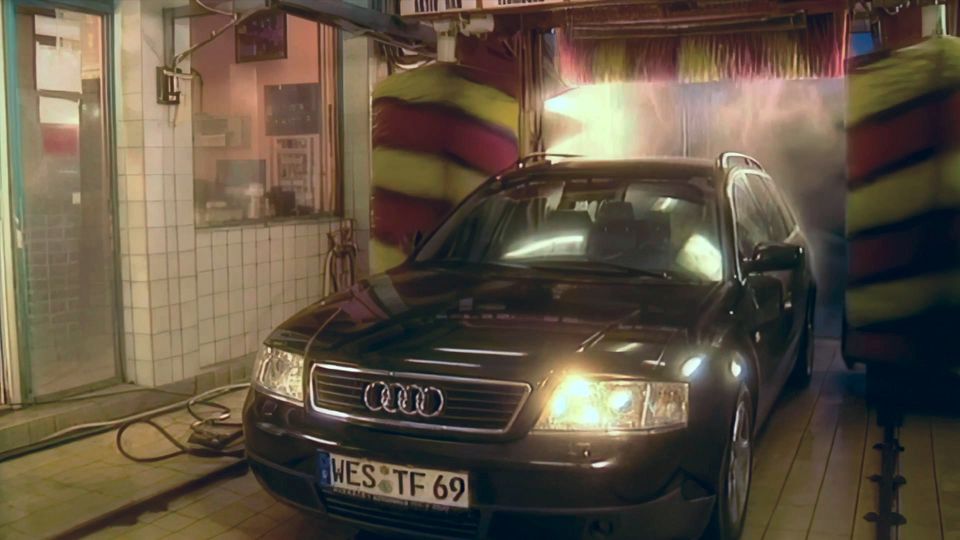 The Busty Car-wash Girl Getting Fucked Doggy-style on the Hood