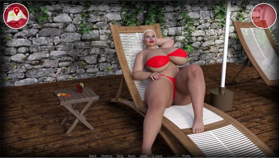 Fat Sluts On The Sun - Game Guy Fucks Milf On The Beach With Big Tits Girlfriend Swallows His Cum