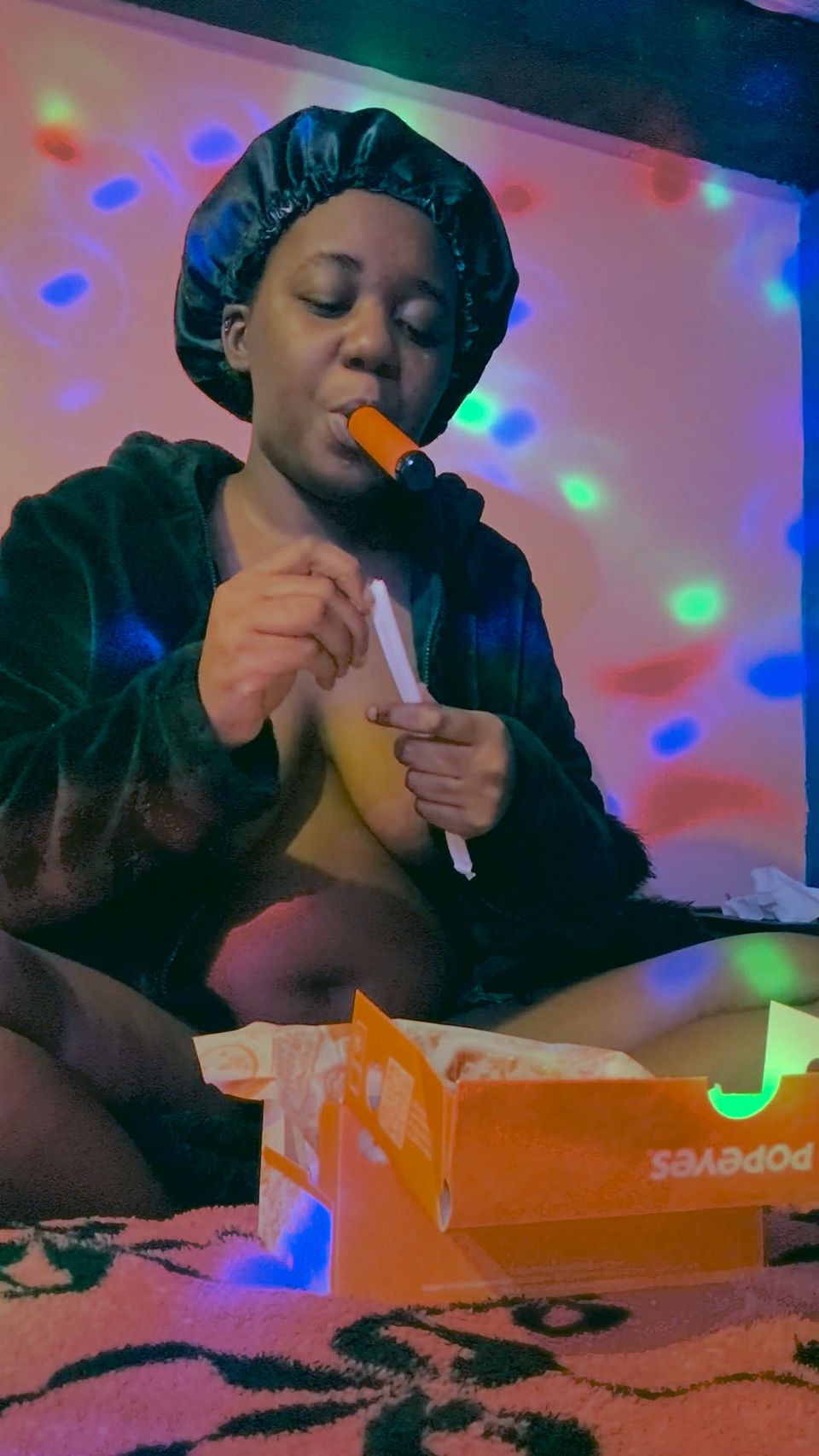 Eating POPEYES Mukbang