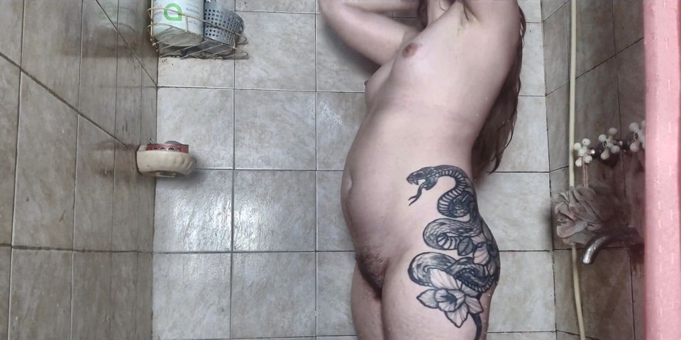 Yesterday's Shower While I Was Shaving My Armpit Hair