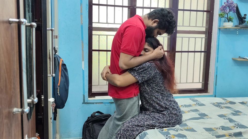 Malayalai couple hot romance and cock rub