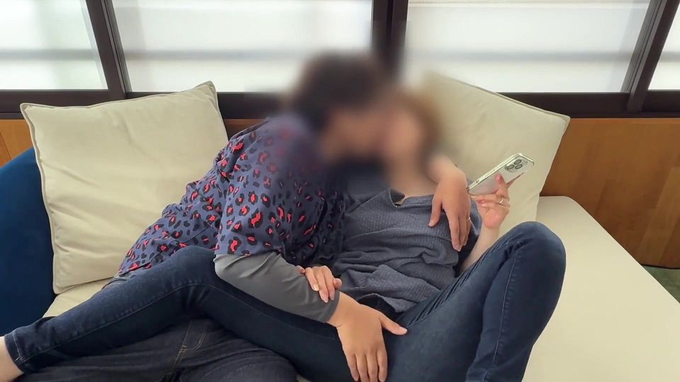 Married Woman Tormented with a Vibrator on the Sofa