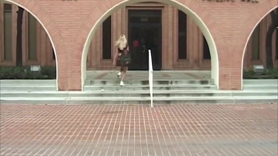 Two Horny Coeds Worship Their Professor's Massive Cock