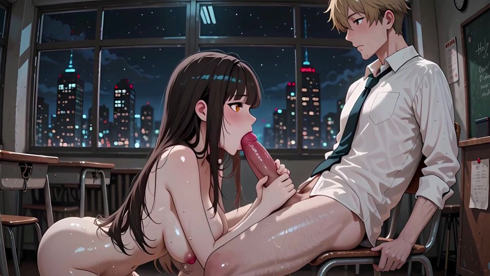 18-Year-Old Student Is Left Alone With Her Teacher- AI Porn