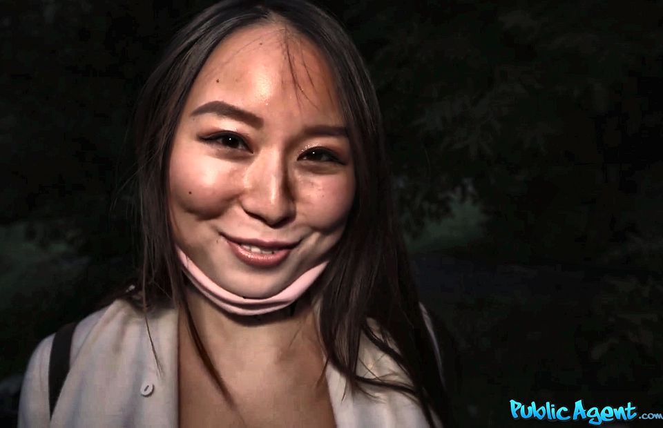 Public Agent - Cute Asian Yiming Curiosity Wants White Cock Real Bad