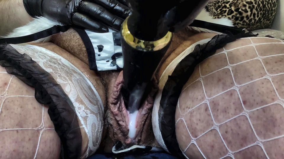 MILF Masturbating In Cowprint - Dripping Cream & Anal Fingering Orgasm