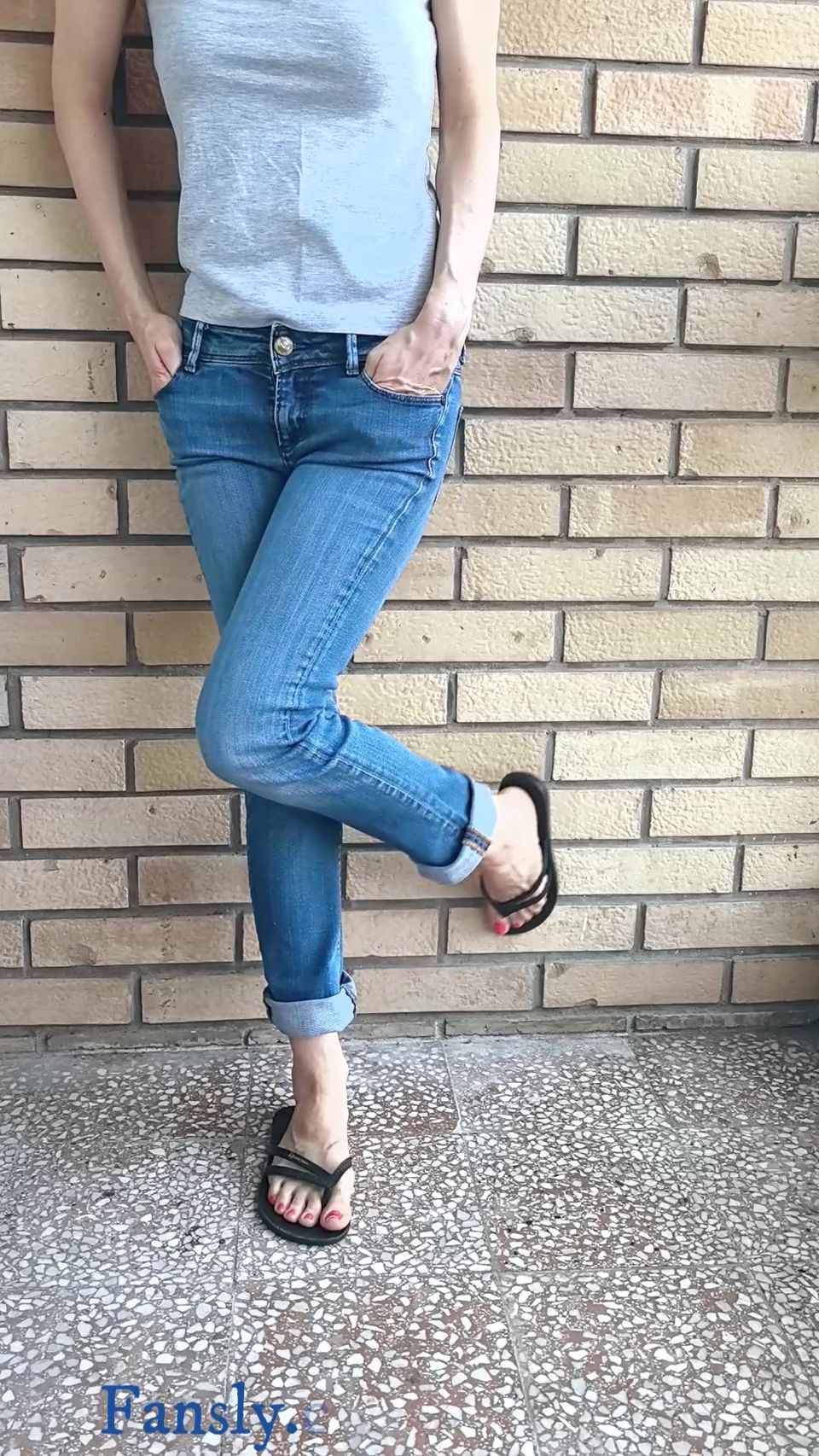 Intense anal toy control made teacher squirt in tight jeans fully soaking them